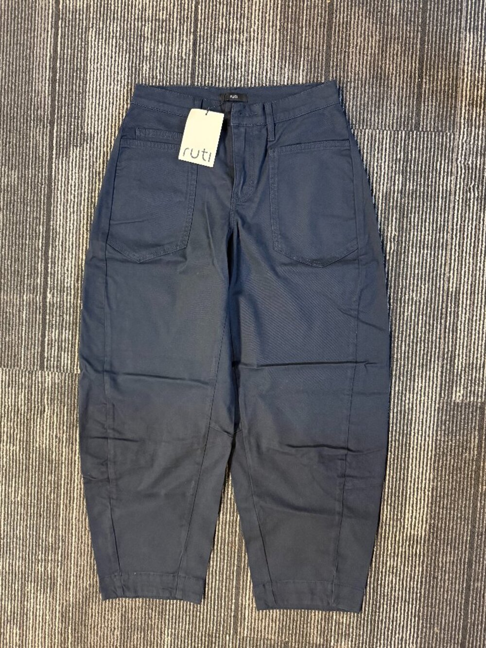 Ruti Slouchy Soft Twill Pants Blue Size 4